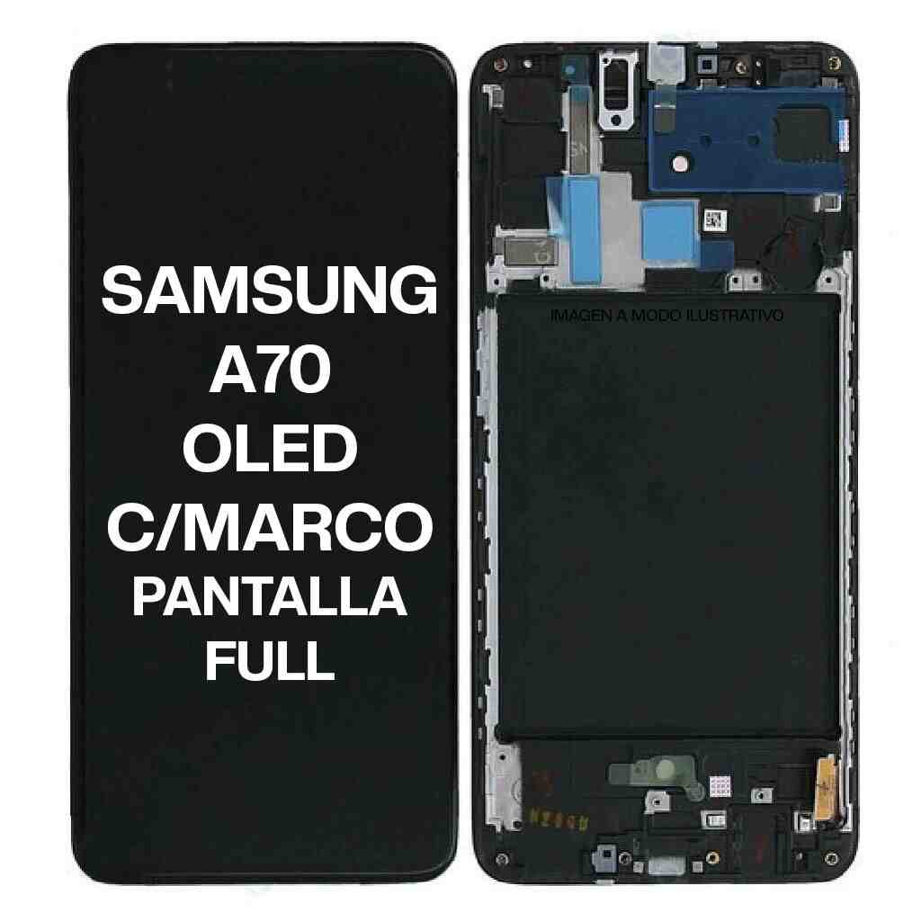 MODULO SAMSUNG A70 CON MARCO OLED